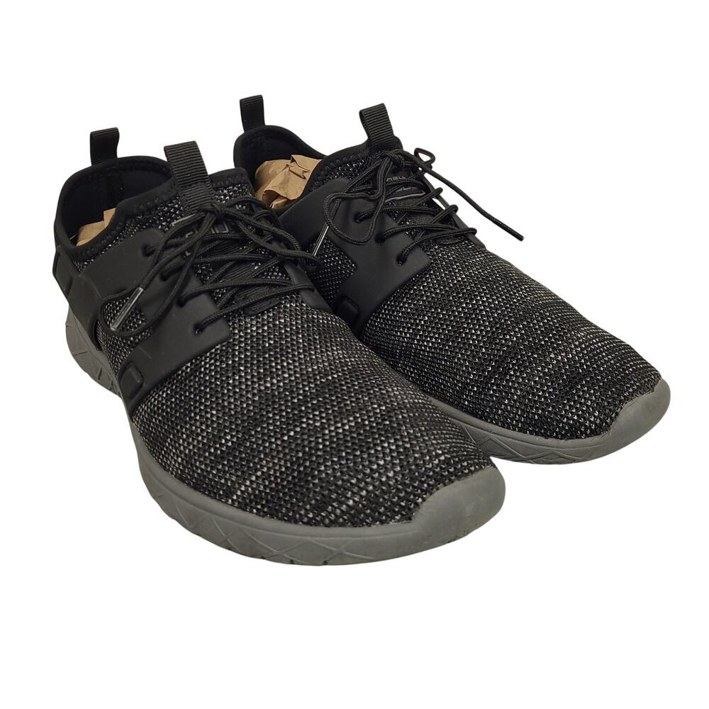 Hey Dude Axel Sox Mens 10 Carbon Black Slip On Sneakers Lightweight Minimalist - Picture 3 of 12